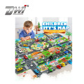 Portable Children City Map Highway Taffic play Mat Toys Cars Play Mat Baby Educational Toys For Kids Games Scene map